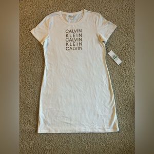 Calvin Klein NEW Dress size L white